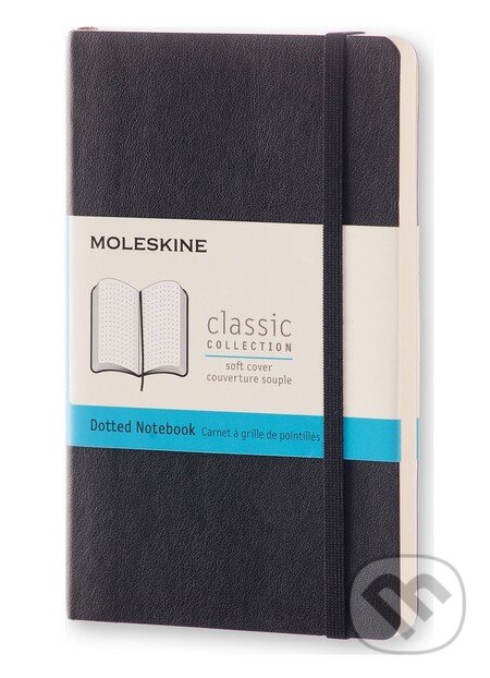 Levně Moleskine - čierny zápisník (malý, bodkovaný, mäkká väzba)
