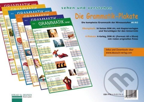 Die Grammatik-Plakate. Übungsheft und 6 Plakate A1/A2 koupíte na Martinus.cz