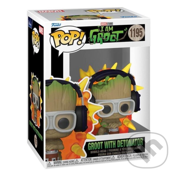 Funko POP Marvel: I Am Groot - Groot w/detonator, Funko, 2023