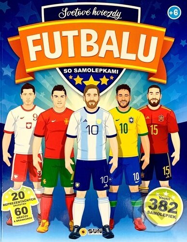 Levně Svetové hviezdy futbalu (so samolepkami) - kniha z kategorie Samolepky