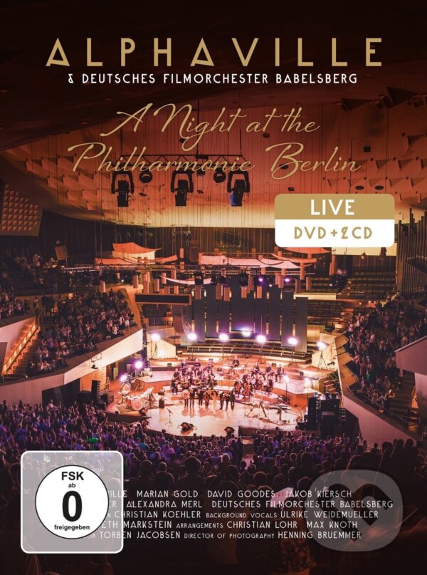 Levně Alphaville: A Night At The Philharmonie Berlin (2CD+DVD) - film z kategorie Hudobné dokumenty a koncerty