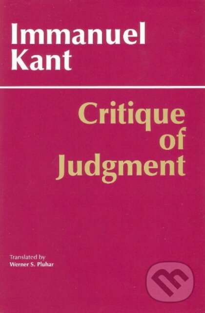 Levně Critique of Judgment - Immanuel Kant - kniha z kategorie Filozofia