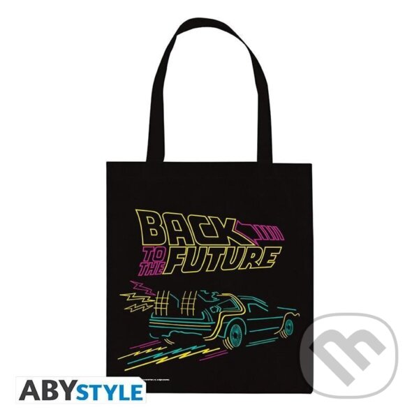 Levně Back to the Future - Taška / Neon DeLorean