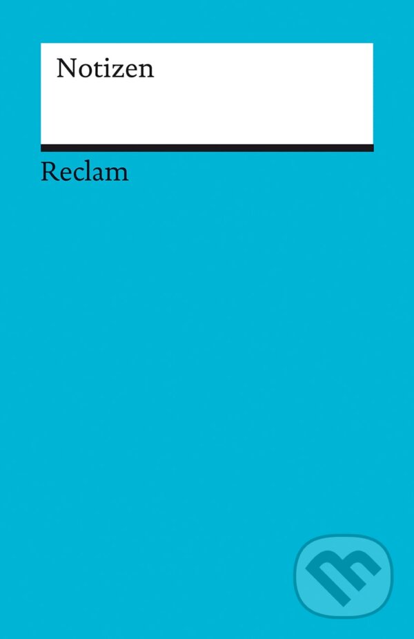 Levně Notizen (blau) (Das kleine Reclam-Notizbuch blanko)