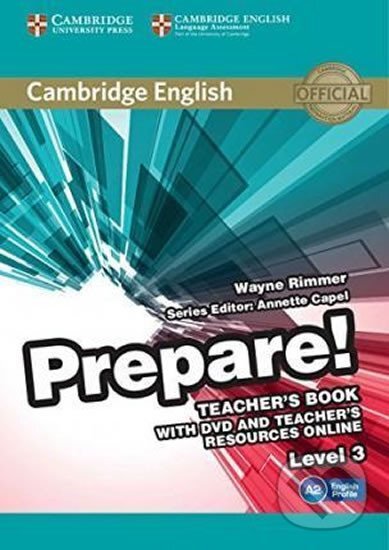 Kniha Prepare 3/A2 Teacher´s Book with DVD and Teacher´s Resources Online