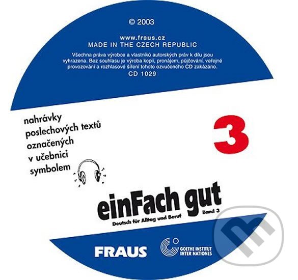 Levně einFach gut 3 - CD /1ks/ - audiokniha z kategorie Jazykové učebnice a slovníky