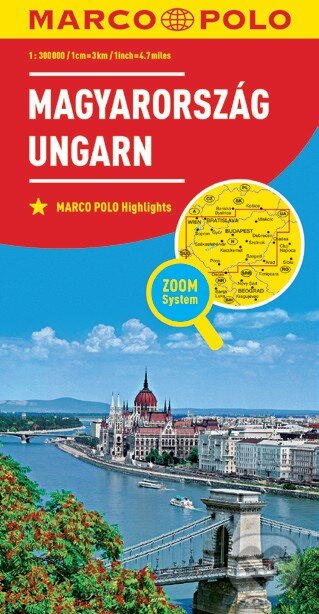 Levně Magyarország / Ungarn (mierka hlavnej mapy: 1:300 000) - kniha z kategorie Mapy
