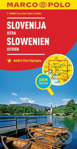 Levně Slovenija/Slowenien (Istra/Istrien (mierka hlavnej mapy: 1:300 000))