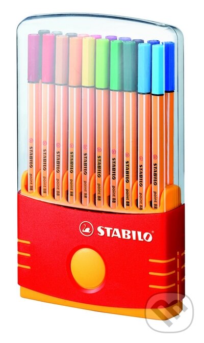 Levně Jemný liner STABILO point 88 (Plastové puzdro)