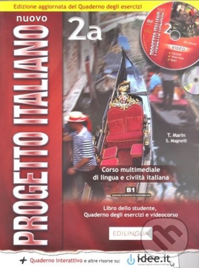 Kniha Nuovo Progetto italiano 2a Libro dello Studente + quaderno degli esercizi + DVD video + CD Audio 1