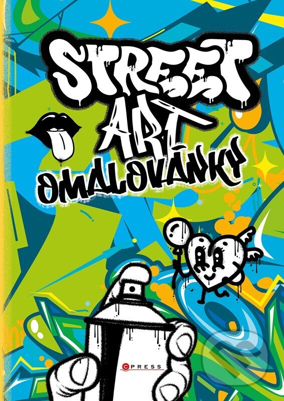 Levně Street art omalovánky - kniha z kategorie Pre dospelých