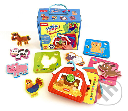 Levně Zvukové puzzle Farma - Kartičky - puzzle z kategorie Náučné puzzle