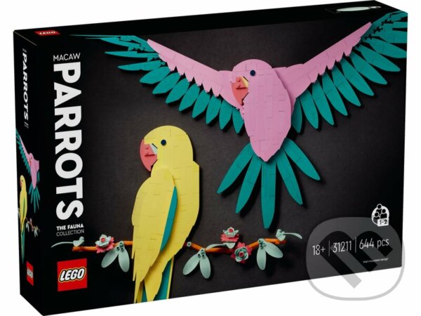 LEGO® Art  31211 Kolekcia zvierat – Papagáje ara, LEGO, 2024