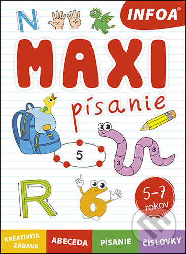 Levně Maxi písanie (kreativita, zábava, abeceda, písanie, číslovky) - kniha z kategorie Naučné knihy