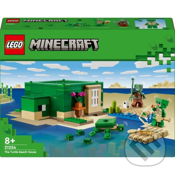 Spoločenská hra: LEGO® Minecraft® 21254 Korytnačí domček na pláži (LEGO). LEGO, 2024