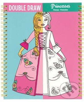 Levně Princesses - kniha z kategorie Omaľovávanky, vystrihovanie, papier