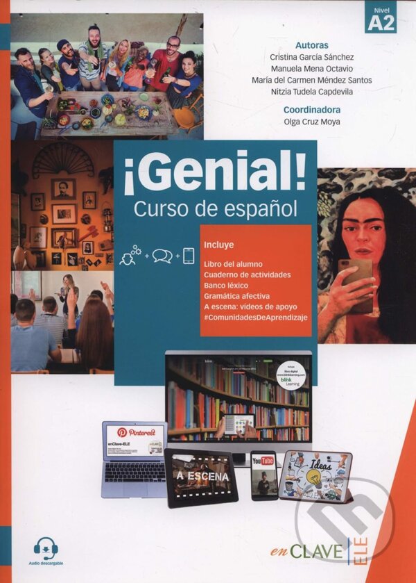 Levně ¡Genial! A2 - Curso de español (Libro del alumno y Cuaderno de actividades 2 (A2) + audio descargabl) - kniha z kategorie Jazykové učebnice a slovníky