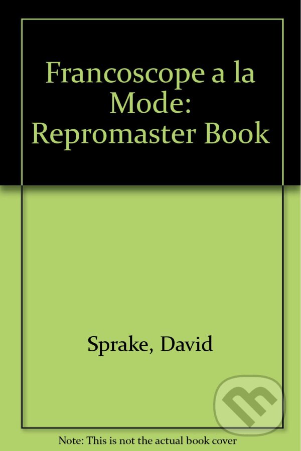 Levně Francoscope a La Mode: Repromaster Book - David Sprake - kniha z kategorie Jazykové učebnice a slovníky