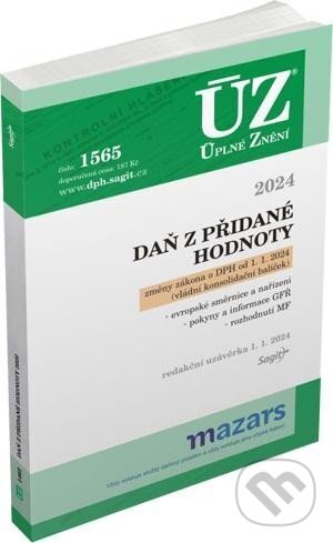 Levně Úplné Znění - 1565 Daň z přidané hodnoty, 2024 - kniha z kategorie Dane