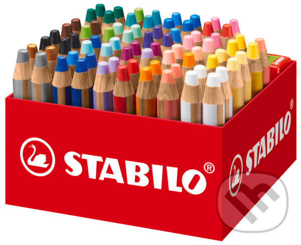 Levně Farbička, vodovka & voskovka v jednom - STABILO woody 3 in 1