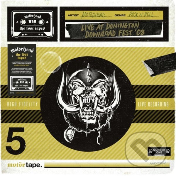Motorhead: The Lost Tapes, Vol. 5 (Live At Donington, 2008) LP - Motorhead, Hudobné albumy, 2024