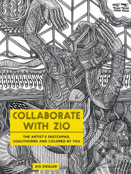 Levně Collaborate with Zio (The Artist's Sketchpad, Coauthored and Colored by You) - kniha z kategorie Pre dospelých