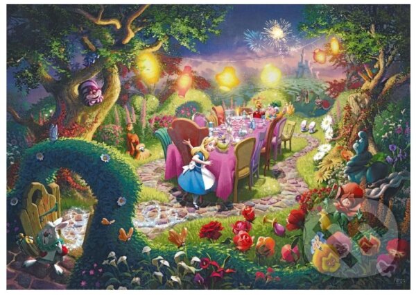 Levně Disney: Čajový večierok šialeného klobučníka - Thomas Kinkade - puzzle z kategorie 4000 a viac dielikov
