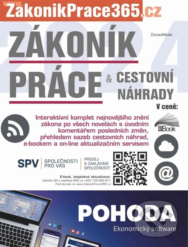 Levně Zákoník práce a cestovní náhrady 2024 - kniha z kategorie Pracovné právo