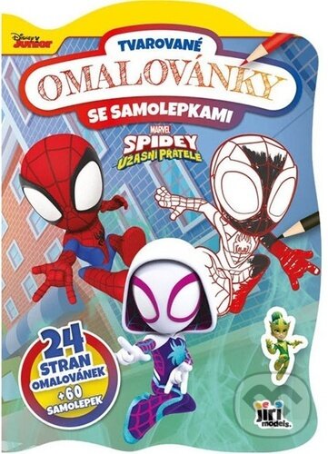Levně Tvarované omalovánky: Spidey (se samolepkami) - kniha z kategorie Omaľovávanky