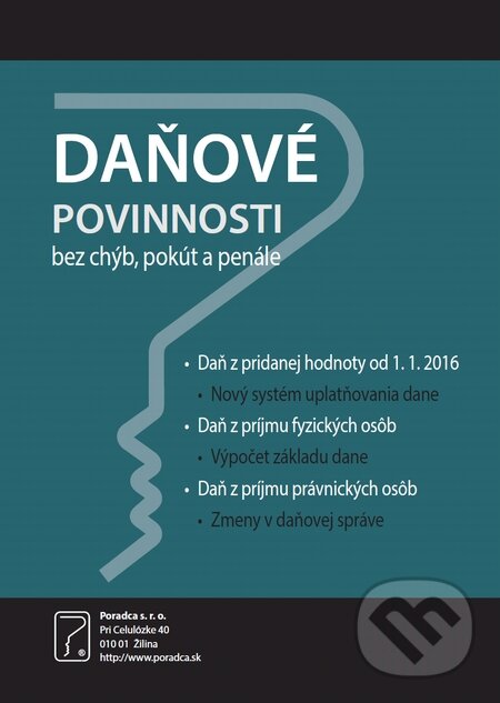 Levně Daňové povinnosti (Bez chýb, pokút a penále) - kniha z kategorie Účtovníctvo a dane