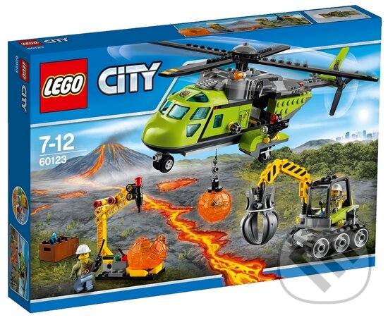 LEGO City 60123 Sopka Zásobovacia helikoptéra, LEGO, 2016