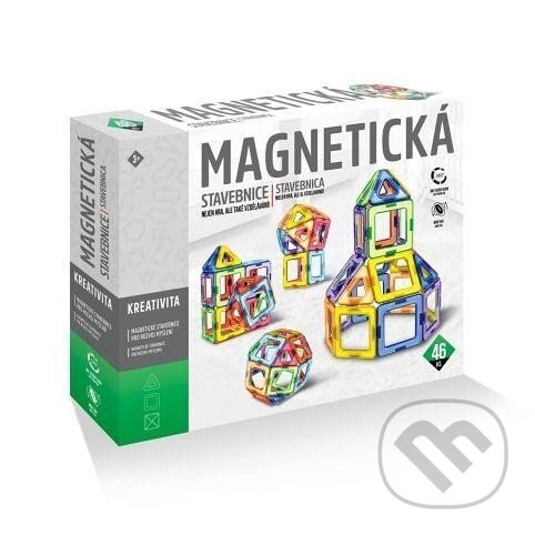 Levně Magnetická stavebnice - Magnetic sheet 46 dílků - hra z kategorie Stavebnice