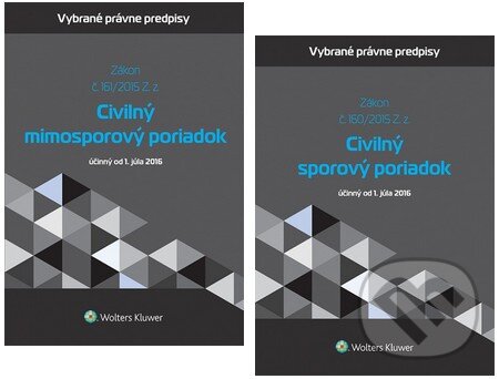 Civilný sporový poriadok + Civilný mimosporový poriadok, Wolters Kluwer