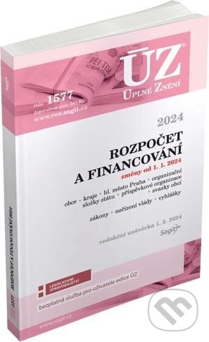 Levně ÚZ 1577 Rozpočet a financování územních samosprávných celků, organizačních složek státu, příspěvkových organizací a dalších institucí, 2024 - kniha z…