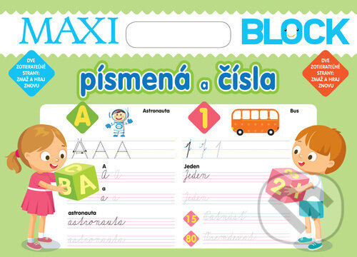 Kniha: Maxi block Písmena a čísla (Foni book)
