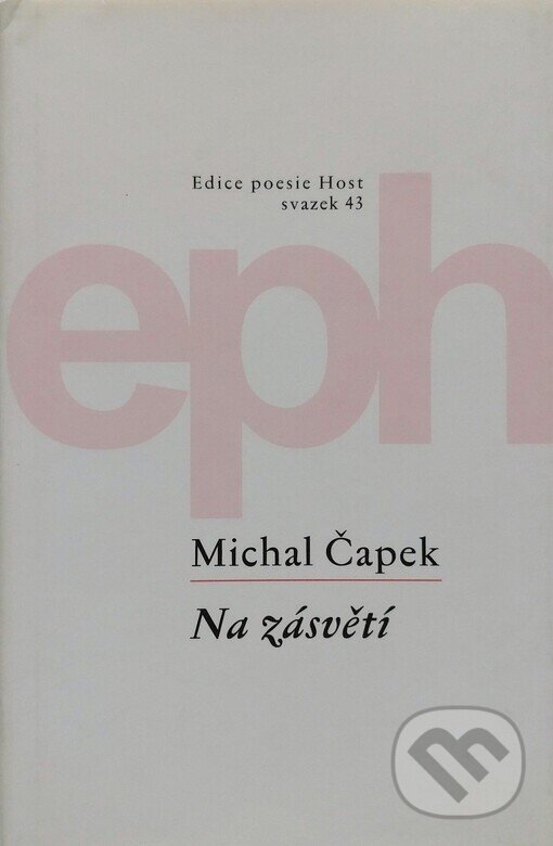Kniha: Na zásvětí (Michal Čapek). Host, 1999