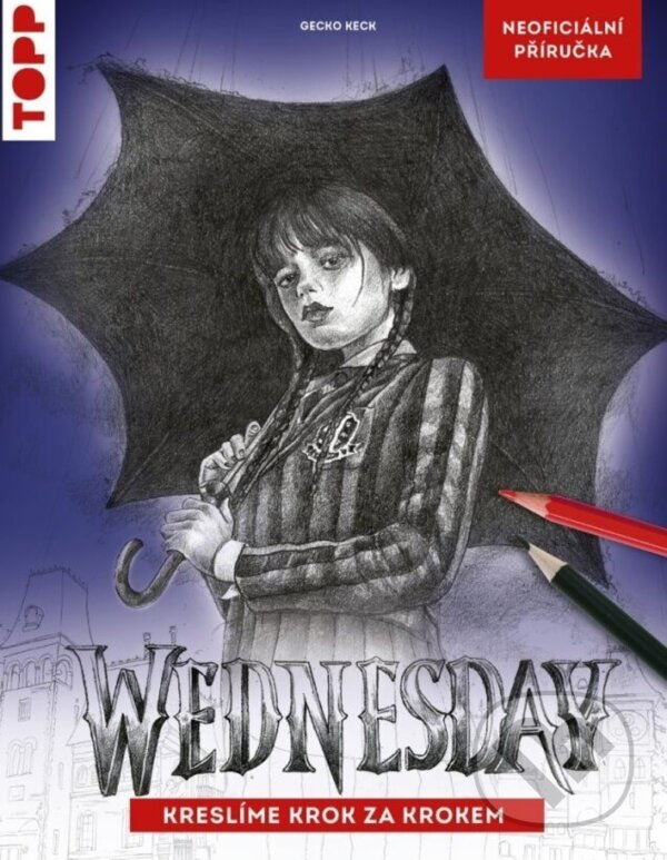 Levně Wednesday (Kreslíme krok za krokem) - kniha z kategorie Omaľovávanky, vystrihovanie, papier