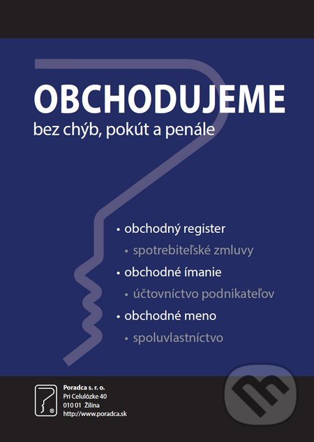 Levně Obchodujeme (Bez chýb, pokút a penále) - kniha z kategorie Účtovníctvo a dane