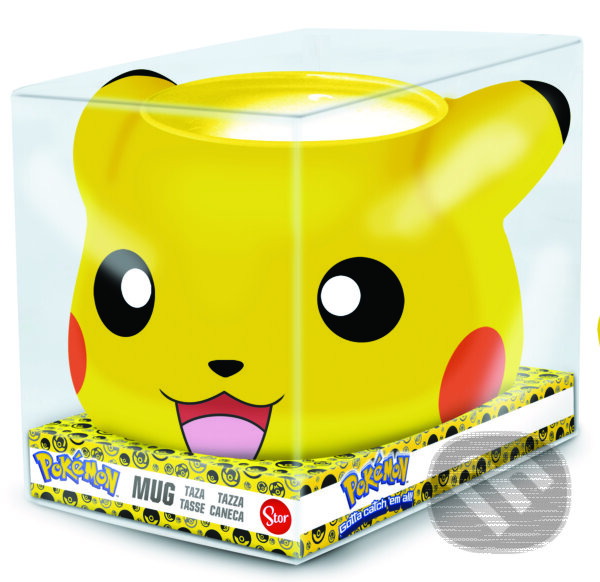 Levně 3D hrnček Pokemon - Pikachu (475 ml)