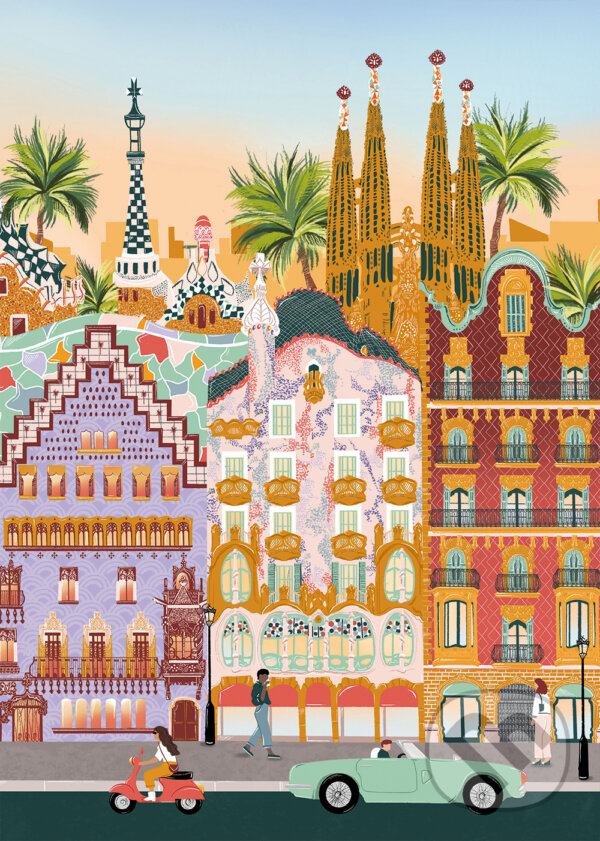 Puzzle: Kúsky Barcelony (Katy Simply)
