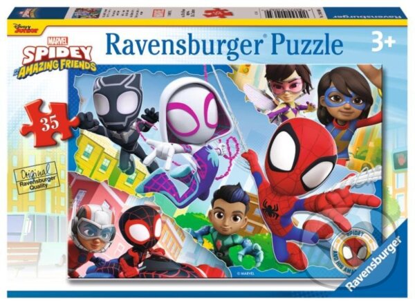 RAVENSBURGER Spidey a jeho úžasní přátelé 35 dílků