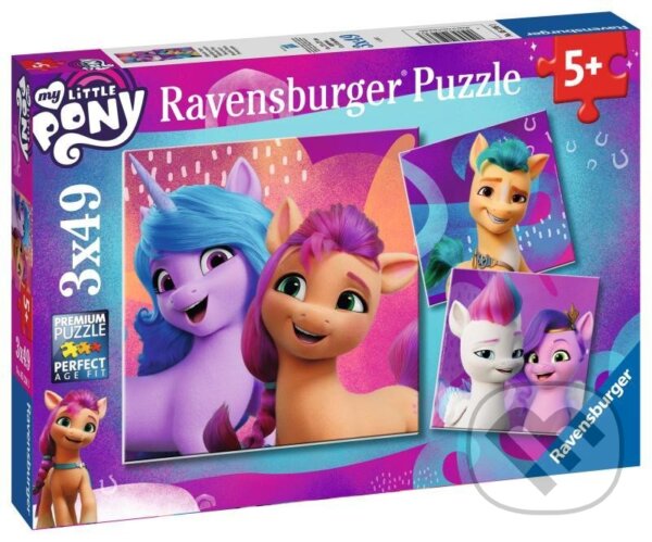 Levně My Little Pony 3x49 - puzzle z kategorie 15 – 60 dielikov