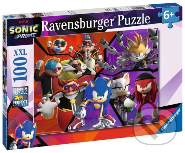 Levně Sonic Prime - puzzle z kategorie 15 – 60 dielikov