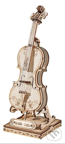 Levně 3D dřevěné puzzle Violoncello - puzzle z kategorie 3D puzzle