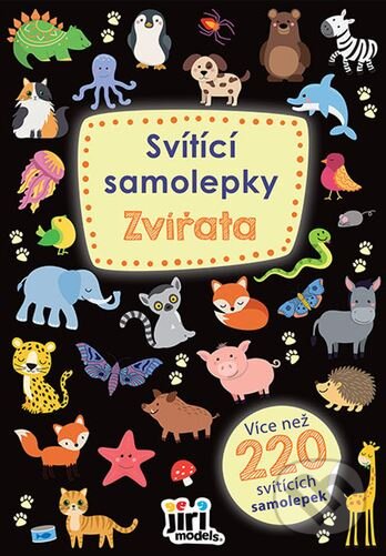 Kniha: Svítící samolepky Zvířata (Jiří Models)