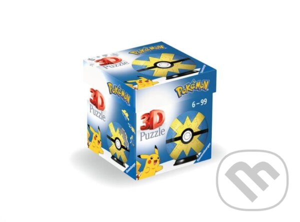 RAVENSBURGER 3D Puzzleball Pokémon: Quick Ball 54 dílků