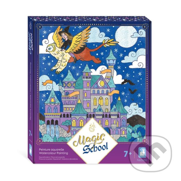 Společenská hra: Maľovanie vodovými farbami Magická škola od 7 rokov (Janod)