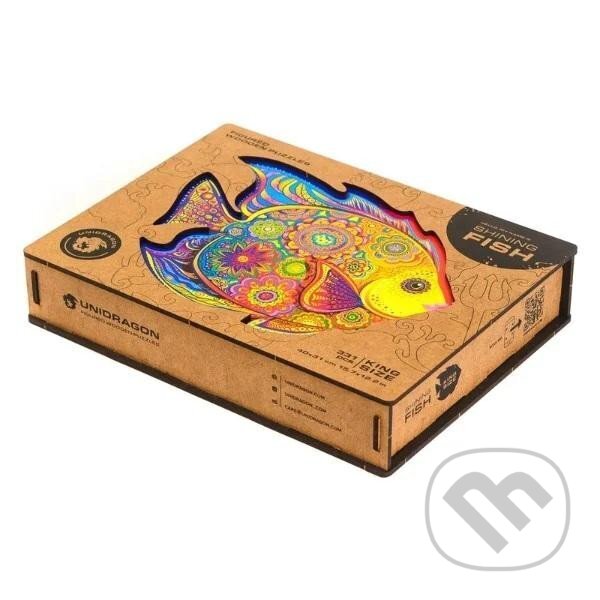 Levně Ryba (UNIDRAGON dřevěné puzzle) - puzzle z kategorie 3D puzzle