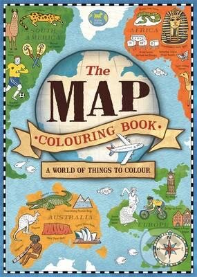 Kniha: The Map Colouring Book (Natalie Hughes)
