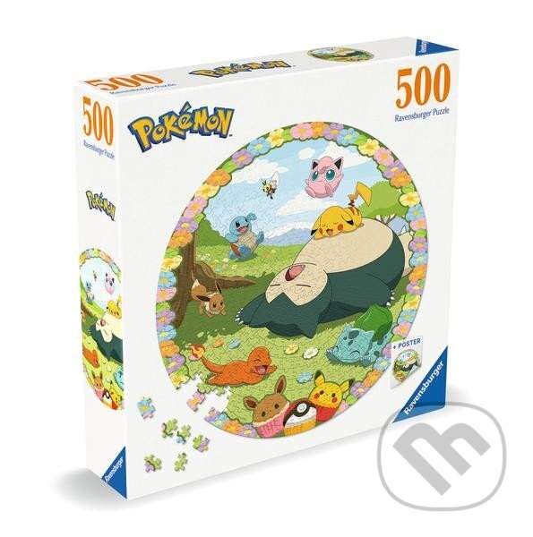 Levně Kruhové puzzle Roztomilí Pokémoni - puzzle z kategorie Ostatné